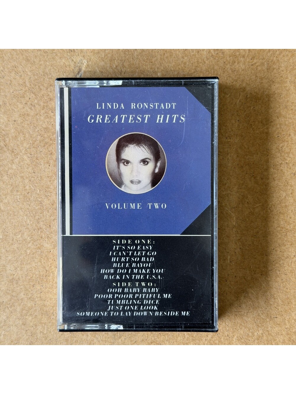 Linda Ronstadt Greatest Hits Volume Two Cassette Tape - Storage Location: AD 2